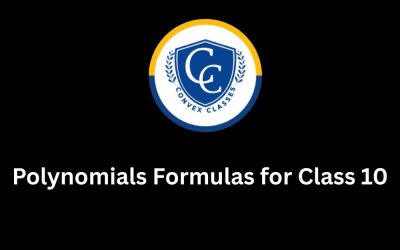 Polynomials Formulas for Class 10