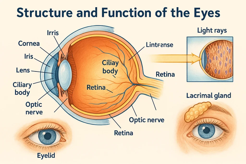 Structure and Function of the Eyes