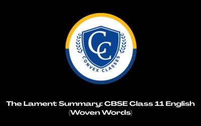 The Lament Summary: CBSE Class 11 English (Woven Words)