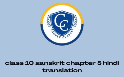 class 10 sanskrit chapter 5 hindi translation