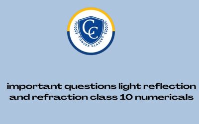 important questions light reflection and refraction class 10 numericals