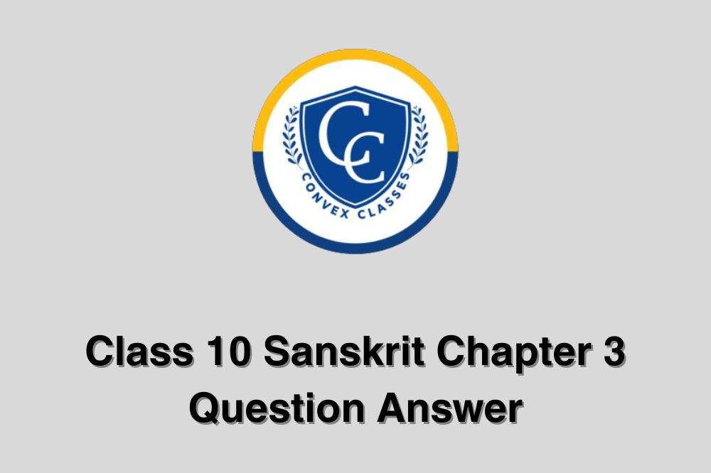 Class 10 Sanskrit Chapter 3 Question Answer