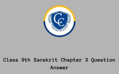Class 9th Sanskrit Chapter 3 Question Answer