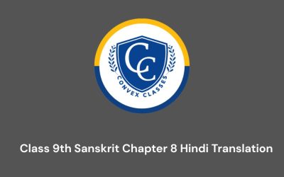 Class 9th Sanskrit Chapter 8 Hindi Translation
