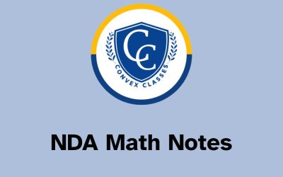 NDA Math Notes — Targeted Notes for Beginners (Convex Classes Jaipur)