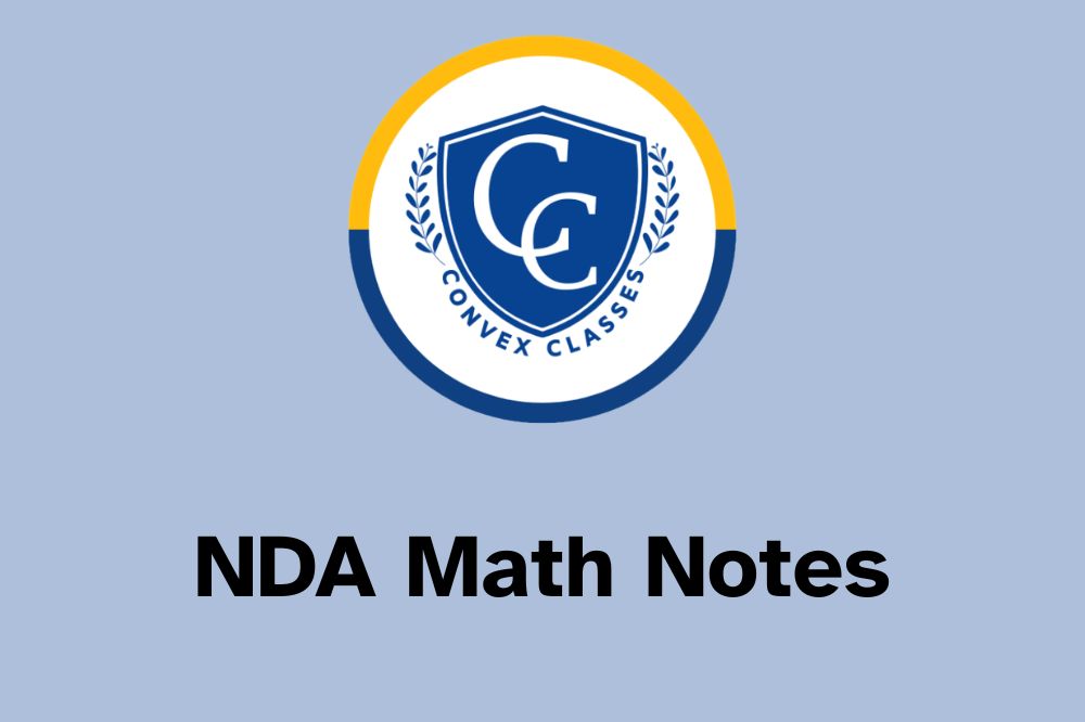 NDA Math Notes