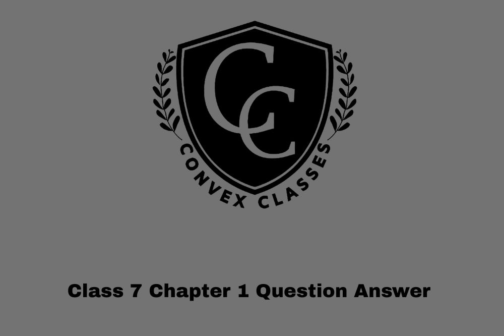 Class 7 Chapter 1 Question Answer