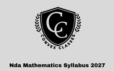 NDA Mathematics Syllabus 2027