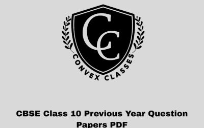 CBSE Class 10 Previous Year Question Papers PDF – Convex Classes Jaipur